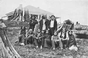 フレーザーリバーインディアン、ブリティッシュコロンビア、カナダ、1912 作： Richard Maynard