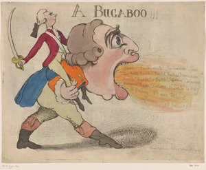 スポットプレント オプ コニング ジョージ 3 世、1792 年 Bugaboo (オブジェクトのタイトル) 作： Richard Newton