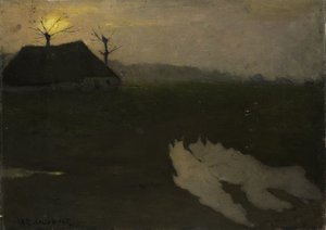 月明かりの風景 作： Richard Nicolaüs Roland Holst