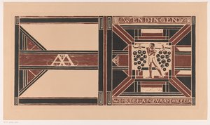 表紙デザイン: ヴェンディンゲン、1921 年 委任されたメンバーの作業 (オブジェクトのタイトル) 作： Richard Nicolaüs Roland Holst
