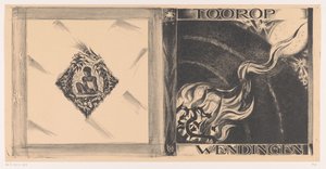 表紙のデザイン: ウェンディンゲン、Toropnummer、1928 年 作： Richard Nicolaüs Roland Holst