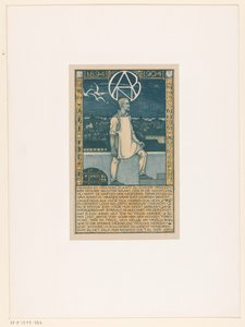 1904 年の一般オランダ ダイヤモンド労働組合の 10 周年を記念して印刷 作： Richard Nicolaüs Roland Holst