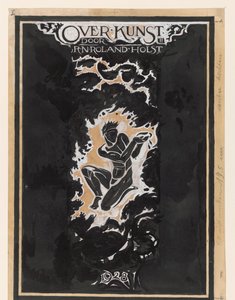 R.N. による Over Kunst, II のブックカバーの 2 番目のデザイン。 ローランド・ホルスト