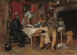 牧歌的な訪問、1881年。 作： Richard Norris Brooke