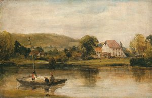 ノルマンディーの農場」1821年～1828年 作： Richard Parkes Bonington