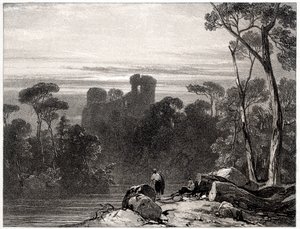 ボスウェル城、1826年。 作： Richard Parkes Bonington