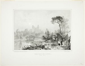 ドウネ城 作： Richard Parkes Bonington