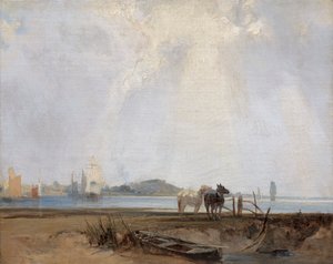 キルブフ付近 作： Richard Parkes Bonington