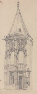 裁判所、ルーアン 作： Richard Parkes Bonington