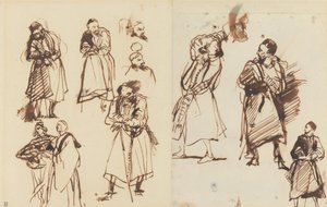 シャイロックの研究 作： Richard Parkes Bonington
