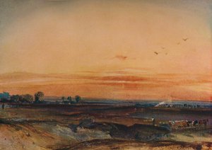 日没、1826年 作： Richard Parkes Bonington