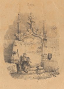 Restes et Fragments のタイトルページ 作： Richard Parkes Bonington