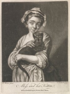 ミスと彼女の子猫 (田舎の生活) 作： Richard Purcell