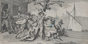 Va de Bon Coeur、アメリカ議会の議員によって英国海軍本部のミロードに捧げられた...、1778. 作： Richard Purcell