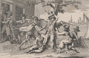 Va de Bon Coeur、アメリカ議会の議員によって英国海軍本部のミロードに捧げられた...、1778. 作： Richard Purcell