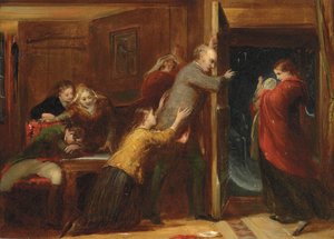 「The Outcast」のスケッチ、1851年