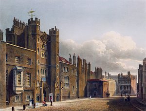セント ジェームズ宮殿、ロンドン、1819 年 作： Richard Reeve