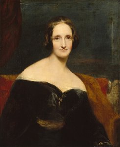 メアリー・シェリーの肖像（イギリスの作家）1840年頃（油彩・キャンバス