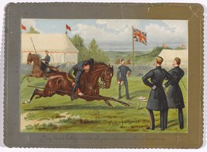 テントペギングメイグッドフォーチュンが今年のクリスマスのすべての取り組みを盛り上げますか？、1890年頃 作： Richard Simkin