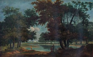 セントジェームズパーク、c1800 作： Richard Westall