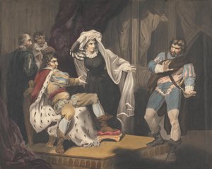 玉座についての演劇上の人物 作： Richard Westall