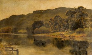 川の風景 作： Richard William Halfnight