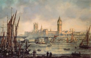 国会議事堂とウェストミンスターブリッジ 作： Richard Willis