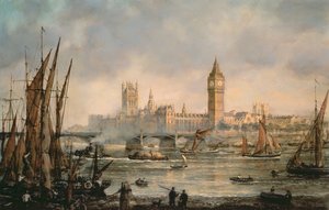 テムズ川からの国会議事堂の眺め 作： Richard Willis