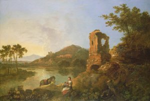 キケロの別荘（キャンバスに油彩） 作： Richard Wilson