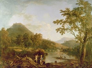 スランゴレンのディナス・ブラン 作： Richard Wilson