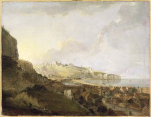 ドーバー、c.1746-47（キャンバスに油彩） 作： Richard Wilson