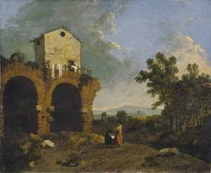 ティヴォリ近郊のハドリアヌスの別荘 作： Richard Wilson