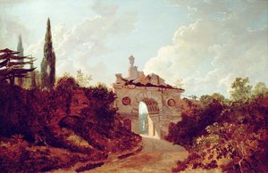 キューガーデン: 荒廃したアーチ 作： Richard Wilson
