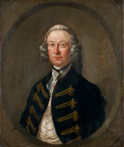 リチャード・オーウェンの肖像、c1748-1750。 作： Richard Wilson