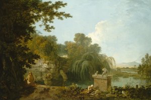 孤独、c。 17621770。 作： Richard Wilson