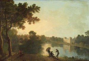 川の対岸から見たウィルトンの南東の眺め 作： Richard Wilson