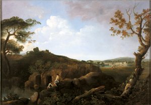 アルバンヒルズ（キャンバスに油彩） 作： Richard Wilson
