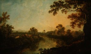 ディー川、イートン ホール近く、1759～60 年頃 作： Richard Wilson