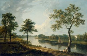 マーブルヒル近くのテムズ川、1762年頃（キャンバスに油彩） 作： Richard Wilson