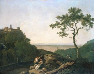 チボリで見る、c1765-1770。 作： Richard Wilson