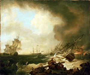 1759年11月21日、キブロン湾の戦い：その翌日