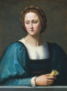 ルクレツィア・ソマリア、c。 1510年。 作： Ridolfo Ghirlandaio