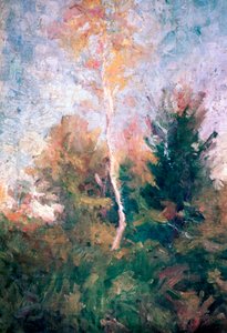 「白樺」、c1889-1943 作： Rihard Jakopic