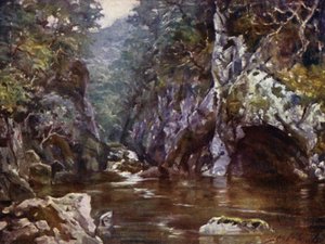 Fairy Glen, Bettws-y-Coed (カラーリトグラフ)