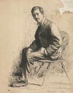 Mowotny 教授のスケッチ、1881 年。 作： Robert A. Eichelberger