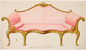 ローレンス・ダンダス卿のソファ 作： Robert Adam