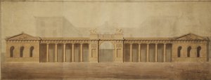 旧海軍本部スクリーン、18世紀後半。 作： Robert Adam