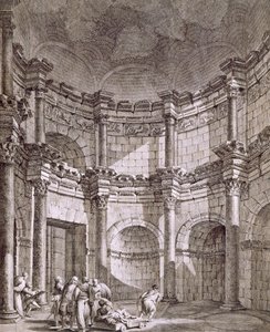 ザ・テンプル・オブ・ジュピター、パブ。 1764年。 作： Robert Adam