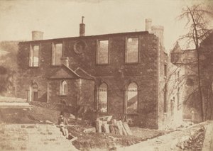 解体中のレディ・グレノーキー・チャペル。1846年（写真）