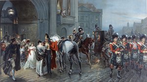 ブリュッセルのウォータールーに召喚、1815年、1898年頃